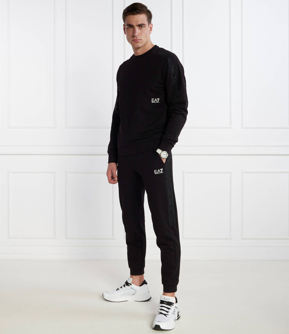 Худи EA7 - черный(3DPM56 PJEQZ)