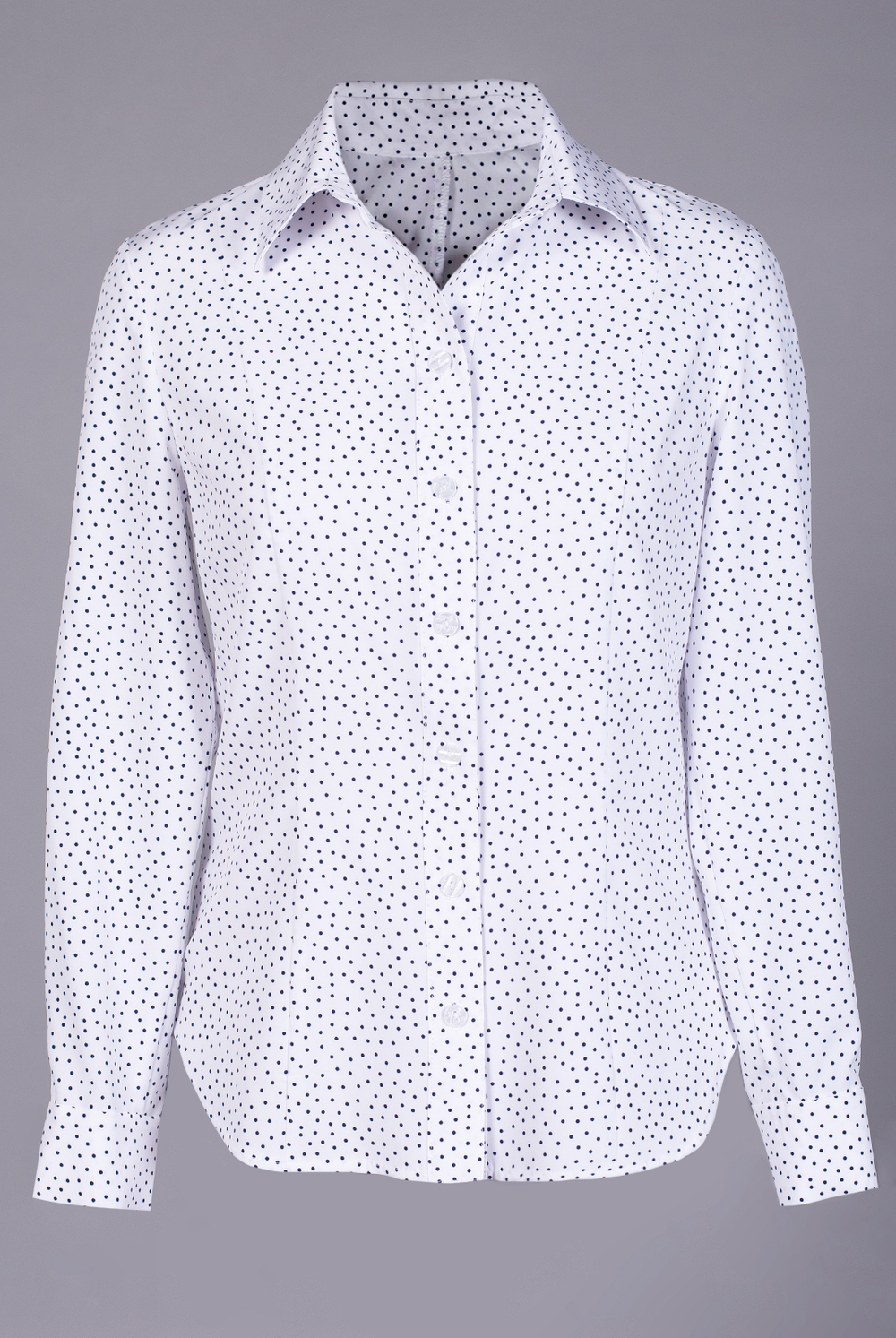 Блузка женская 2553АП, Синий горох #176СГа092553АП