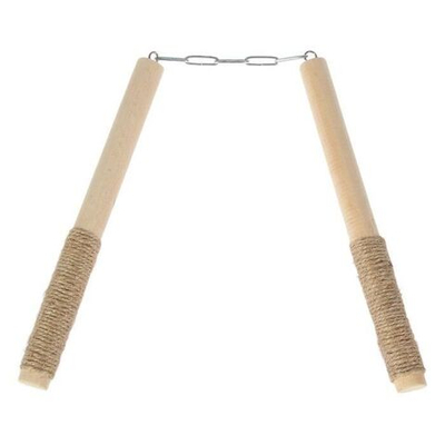 Сувенир деревянный "Нунчаки", мотаный, 26 см.