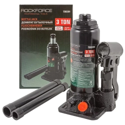 Домкрат бутылочный с клапаном 3т.(h min-170мм,h max-330мм) RockForce##Rock FORCE RF-T90304(DS)
