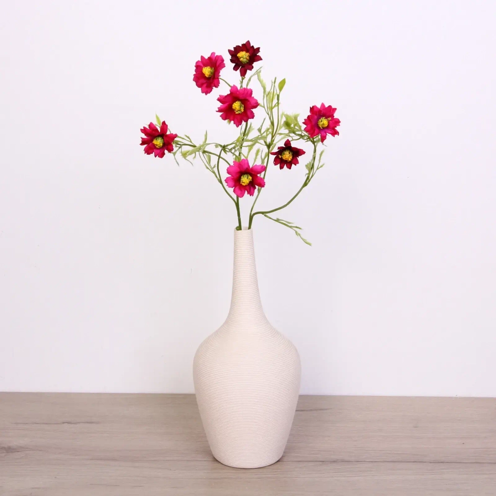 Искусственные цветы «Космея» 68см бордовые