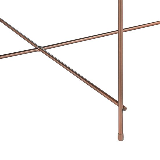 Столик josen, D64 см, розовый/медный