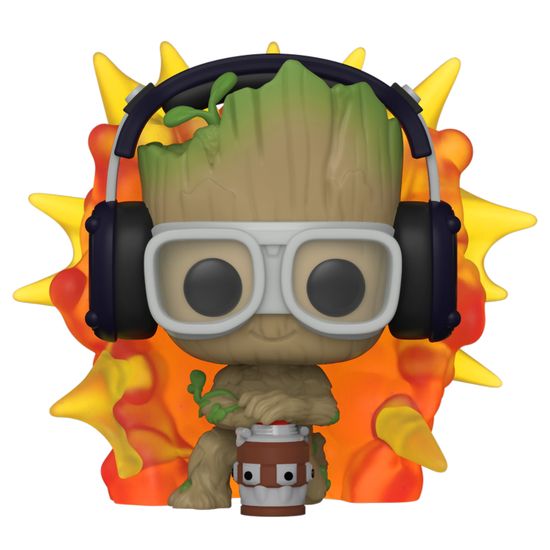 Фигурка Funko POP! Bobble Marvel I Am Groot Groot With Detonator (1195) 70653 / Фигурка Фанко ПОП! по мотивам сериала "Я есть Грут", Грут