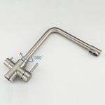 Смеситель для кухни, Frap, с картриджем, подкл к фильтр, нерж, F43899-1