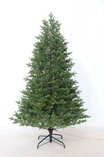 Елка с гирляндой встроенной 2в1 «Meribel» (Литая хвоя) 270 см / 2,7 м