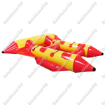 Двойной водный банан, "Красный" мест для посадки 4, без усиления