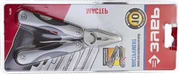 ЗУБР 10 в 1, мини, мультитул, многофункциональный инструмент (47750)