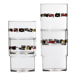 Стаканы небьющиеся прозрачные "Regata", 7х9 см, 12 шт (10254495)