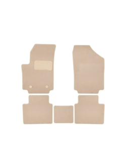 Коврики в салон для EVOLUTE i-JOY 2022- кроссовер, 5шт. (текстиль, бежевые) KLEVER0412100222112KH