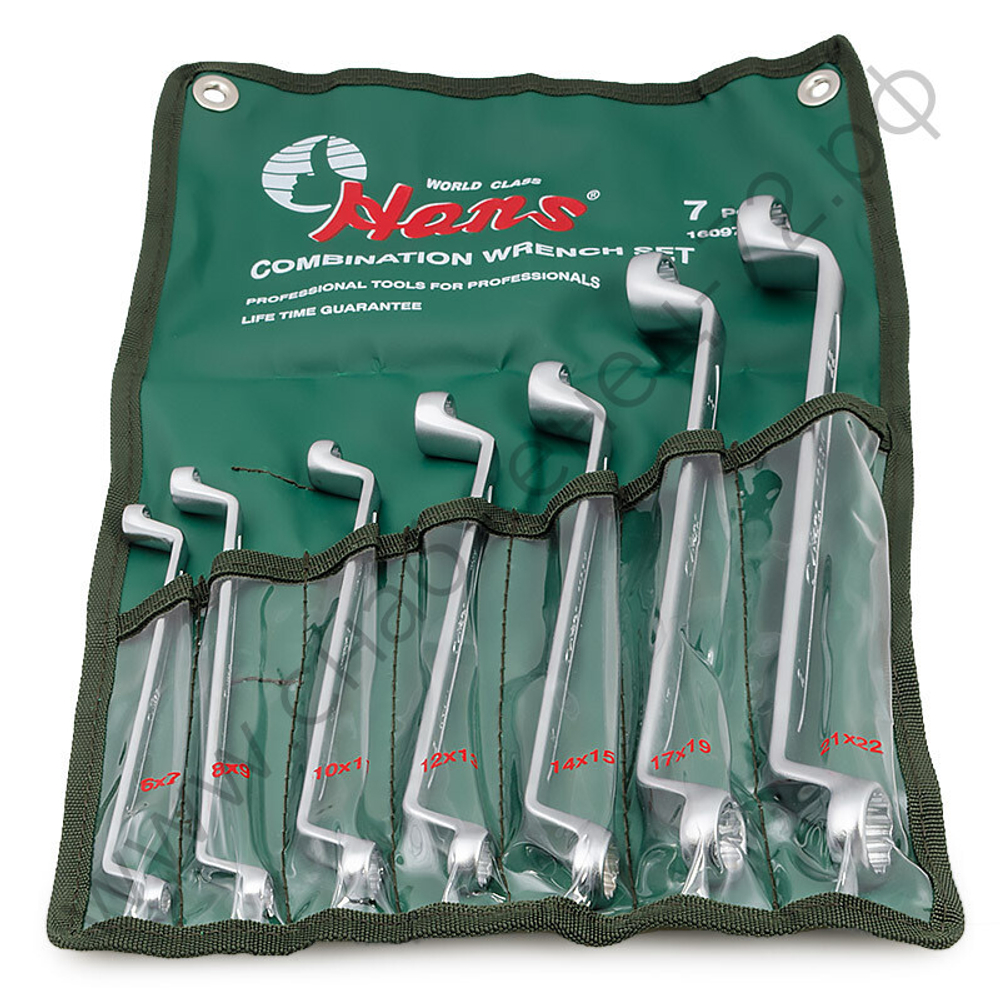 Набор накидных гаечных ключей Hans, 16097M