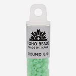 Японский бисер TOHO Round 8/0 (№144F), жемчужный матовый