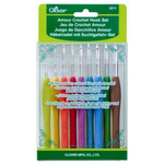 Набор крючков для вязание Clover Amour 2-6 мм