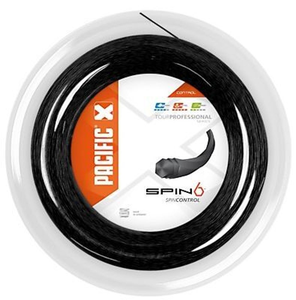 Теннисные струны Pacific Spin6 Control (200 m)