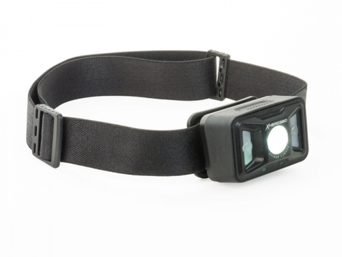 Фара на лоб 1 диодиод CREE 350 lm, 4 красных SMD LED 10 lm, XP-G2 X-Head Silicone, поворот. 45°, USB 2.0, LI-pol/3,7 V/1200mAh, вес 60г, AUTHOR