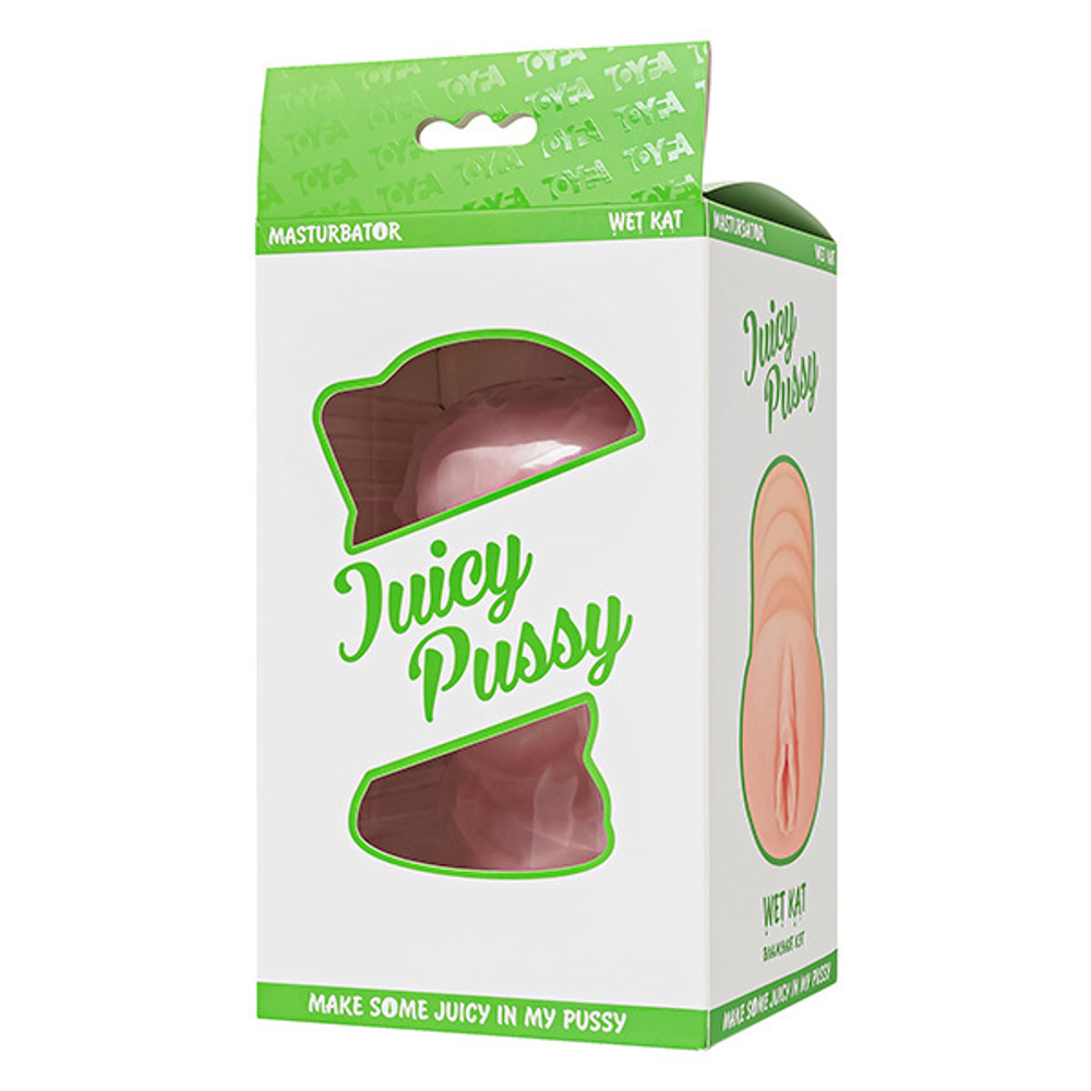 Мастурбатор-вагина 15см ToyFa Juicy Pussy Wet Kat 893044