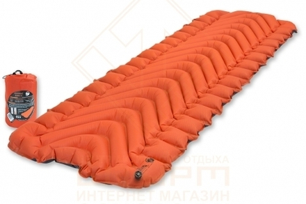 Коврик туристический надувной Klymit Insulated Static V, Orange