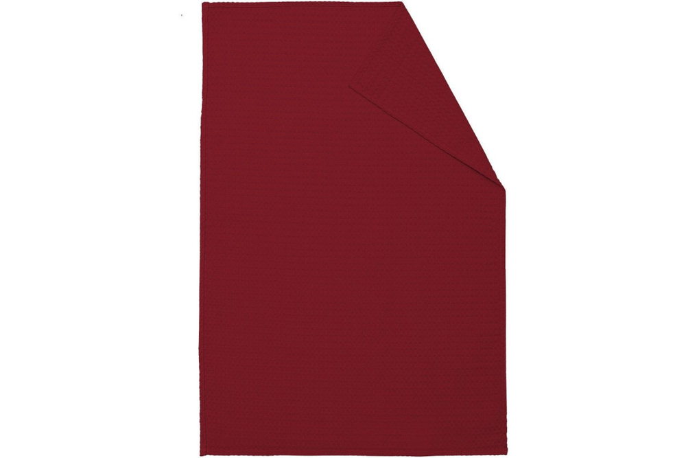 Полотенце вафельное Home One 80х150, бордо