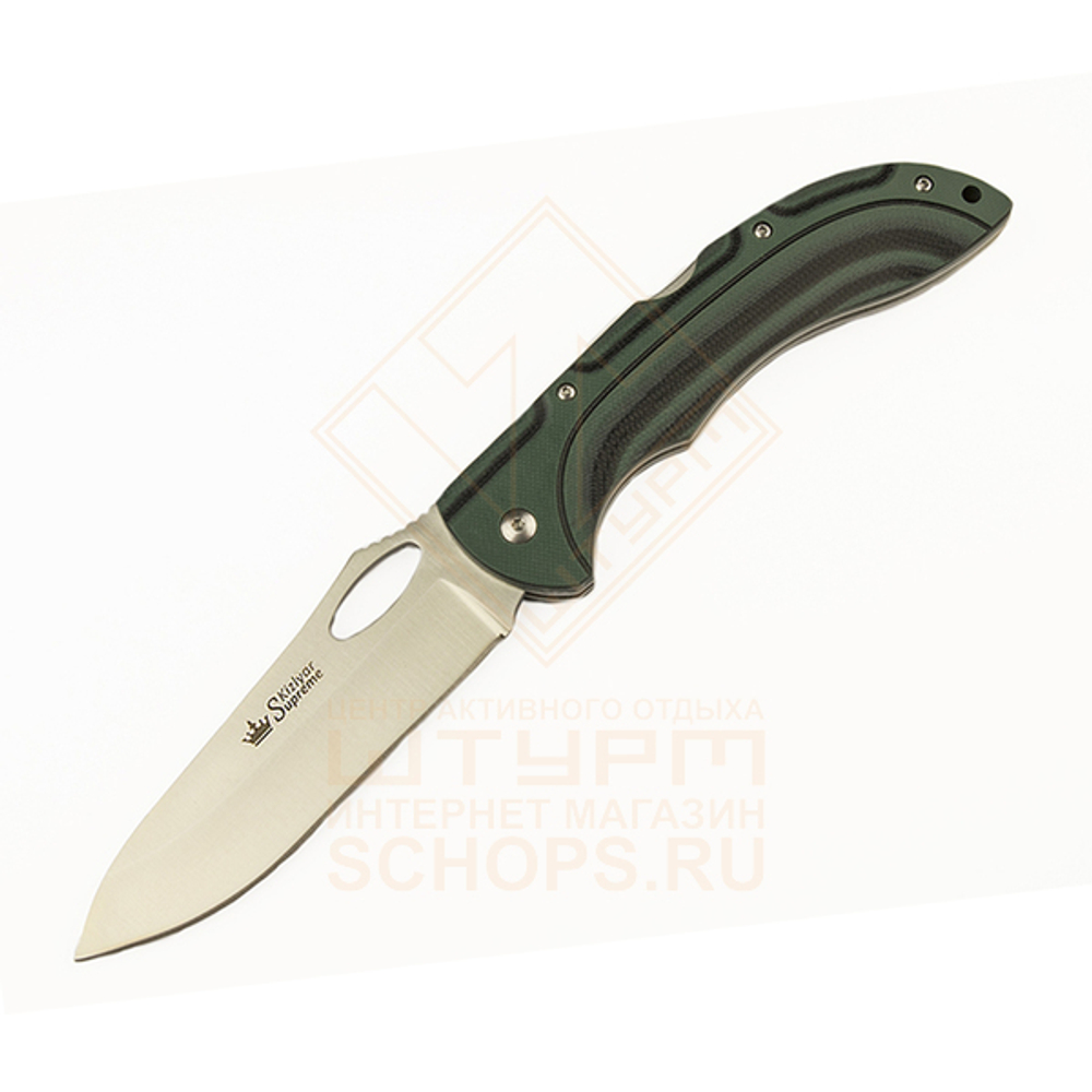 Нож складной Kizlyar Supreme Dream 440C микартаб, Black/Black