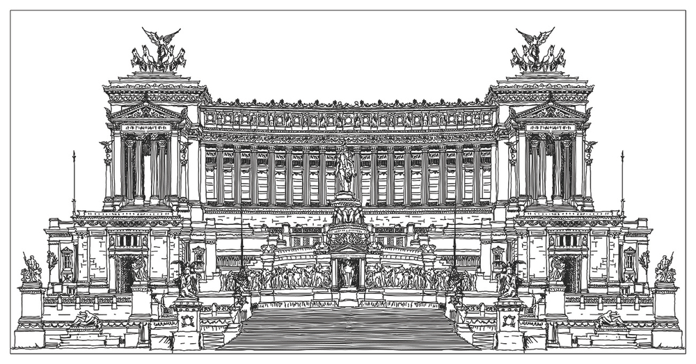 Холст Garda Decor Дворцовый ансамбль-4 54STR-PALACE4