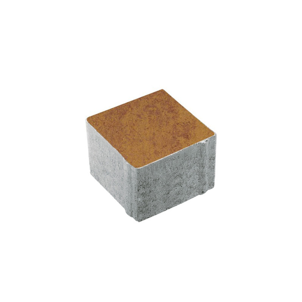 Тротуарная плитка КВАДРАТ 100х100 мм - Листопад гладкий Каир