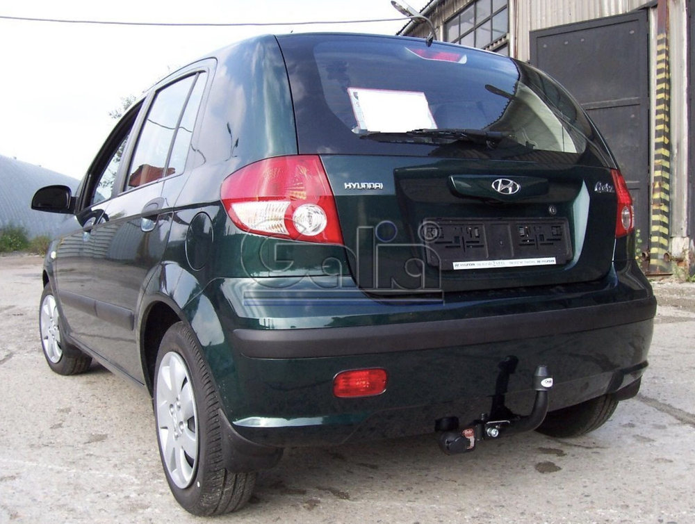 Фаркоп оцинкованный Galia H055A для Hyundai Getz 2003-2005(паспорт и сертификат в комплекте)(без электрики)