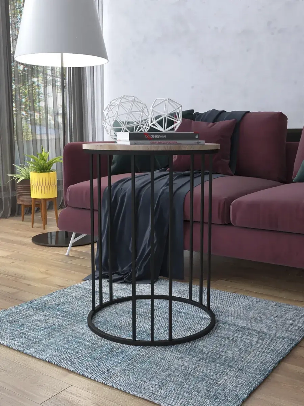 Журнальный стол Трио - ЧД - МДФ в ПВХ