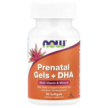 Now Foods Prenatal Gels + DHA 90 Softgels , Мультивитамины для Беремнных