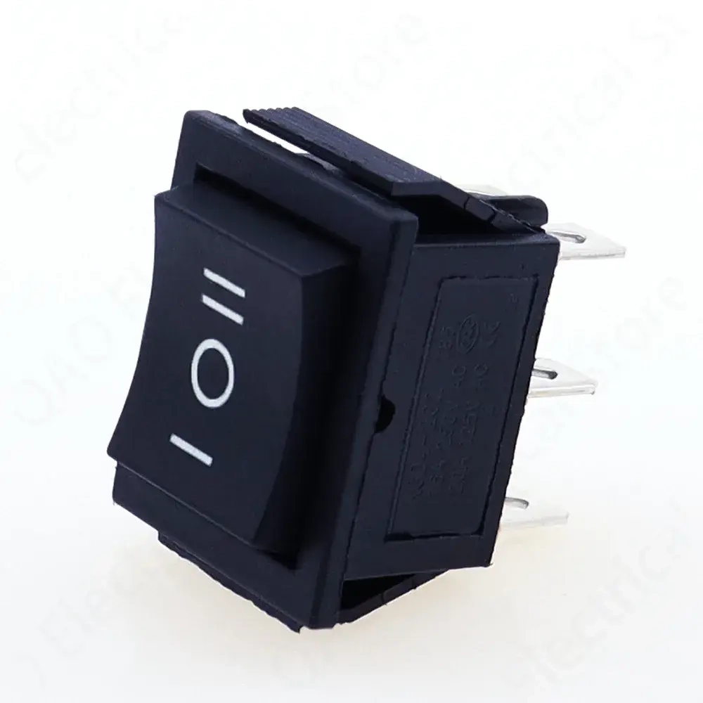 Выключатель ON/OFF/ON 6-конт. 15A-250В RWB-509 Черный
