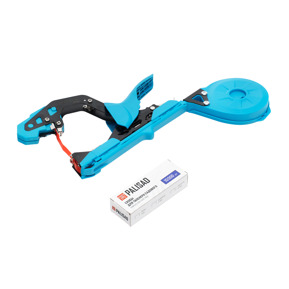 Тапенер садовый для подвязки растений, скобы 10 000 шт., лента 30 м, LUXE Palisad