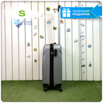 Маленький чемодан L'Case Phuket, серебристый, S