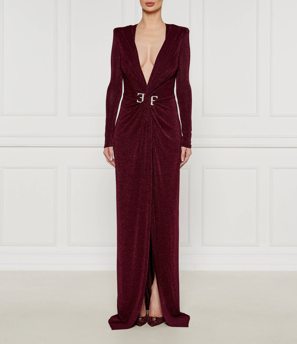 Платье Elisabetta Franchi - бордовый(AB72447E2)