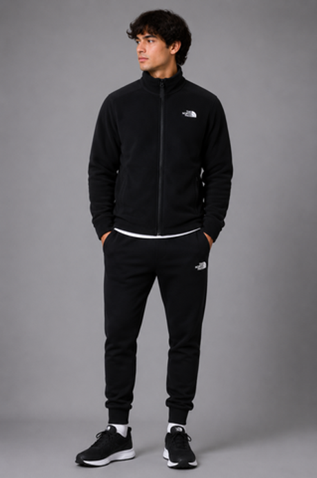 Куртка флисовая мужская The North Face ALPINE POLARTEC 200 FZ JACKET TNF BLACK