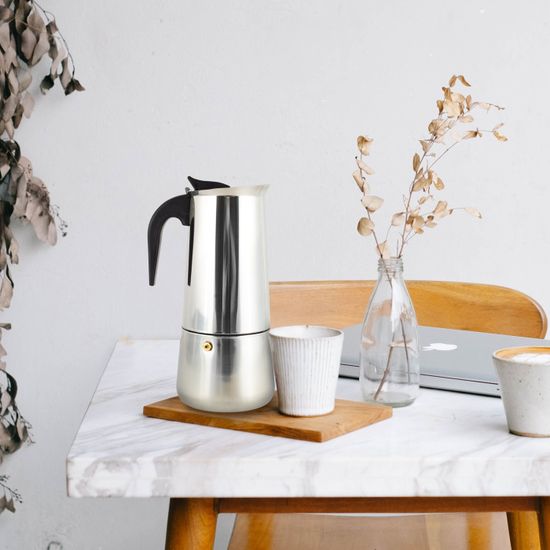 Кофеварка гейзерная 450 мл. 9 порций Ofenbach NB 101102 из нержавеющей стали