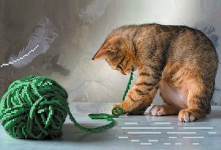 "Поиграем?"-4208 ткань с нанесенным рисунком