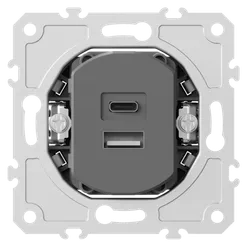Donel USB зарядное устройство 12Вт, 3100мА, тип A+С, серия DB