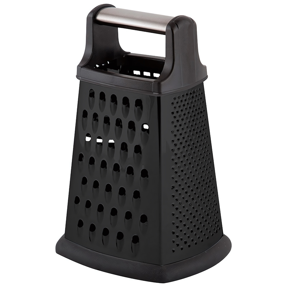 Терка 4-х гранная 20см GR-052-8, цвет черный