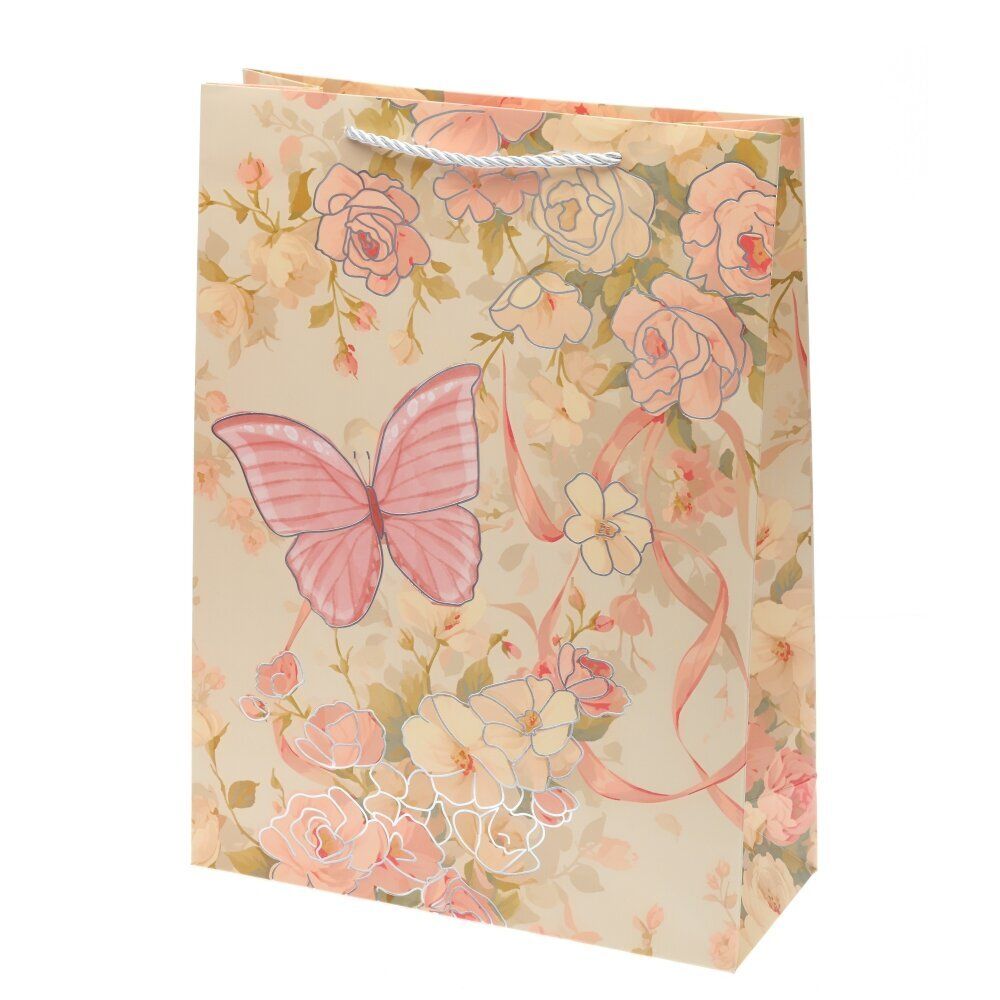 GAEM Пакет подарочный (бумага 210г/м2, блок 12шт), L18 W10 H23 см, 4в.