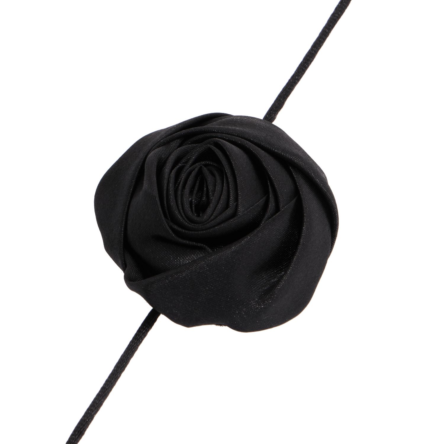 Колье Rosette Tie Necklace - Black