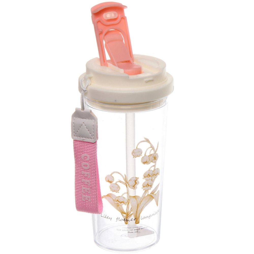 Бутылка питьевая пластиковая 500мл «Ландыши», микс цветов