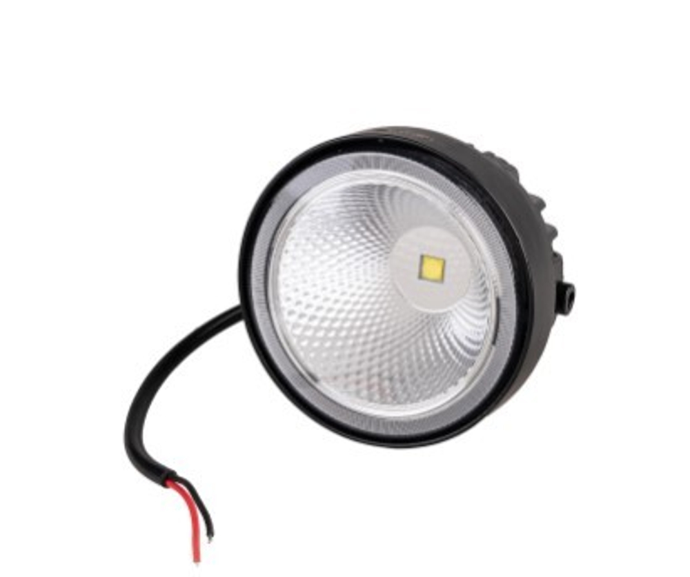 Фара светодиодная OFF ROAD 98*98*75мм круглая 12V/30V 20W 6000К SKYWAY 1 диод Ближний