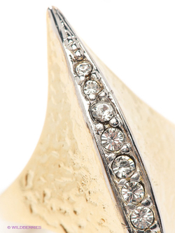 "Калико" кольцо в золотом покрытии из коллекции "Crystal Fang" от Jenavi