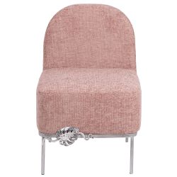 Кресло Monstera Deliciosa (Монстера) Фламинго Античное серебро