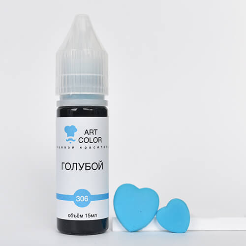 Гелевый краситель Голубой Art Color 15г