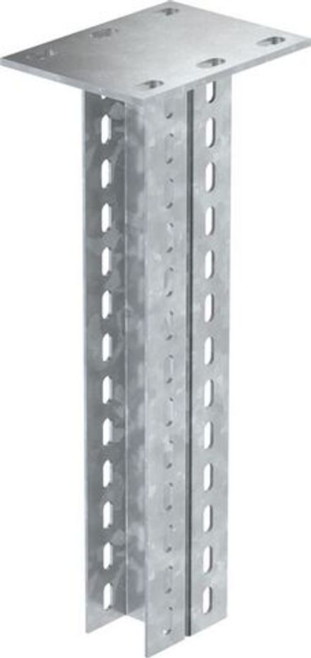 Кронштейн потолочный двойной осн.400 сталь HDZ гор. оцинк. IEK CLW10-KPD-400-HDZ