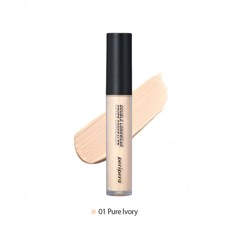 Консилер для лица Peripera Double Longwear Cover Concealer #01 Pure Ivory