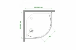 Душевой уголок Royal Bath RBHKD-T-BL 90х90 прозрачный
