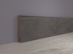 Плинтус МДФ ламинированный Лука Пл 100-10МДФ.2400.24064 бетон лофт графит 16x100х2400 мм