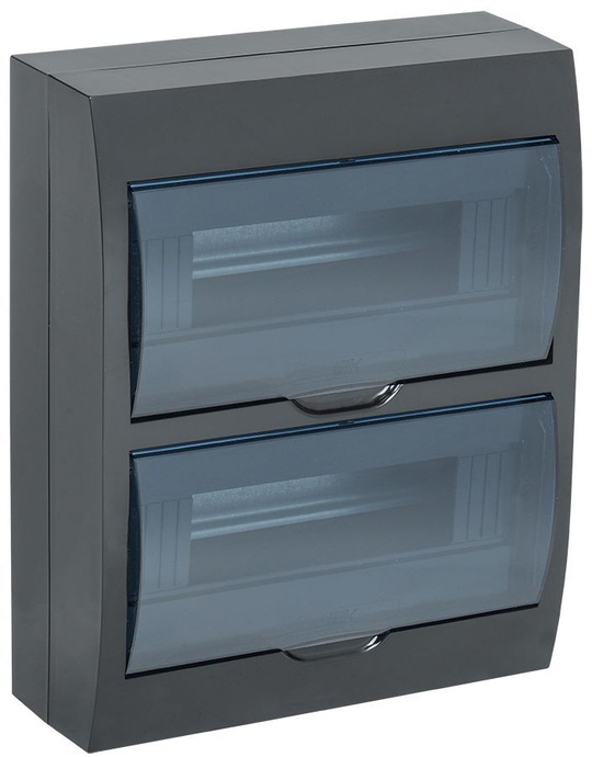 Корпус пластиковый ЩРН-П-24 IP41 черный KREPTA IEK