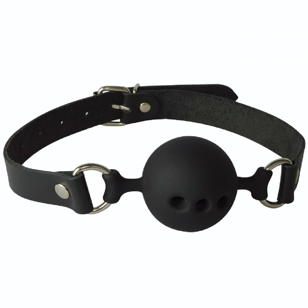 Кляп Sitabella черный 4,4 см ремешок черный