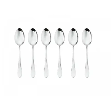 Sambonet Набор из 6 ложек для эспрессо Frame из нержавеющей стали.